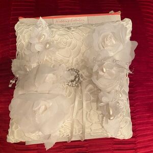 Wedding collection -white ring pillow